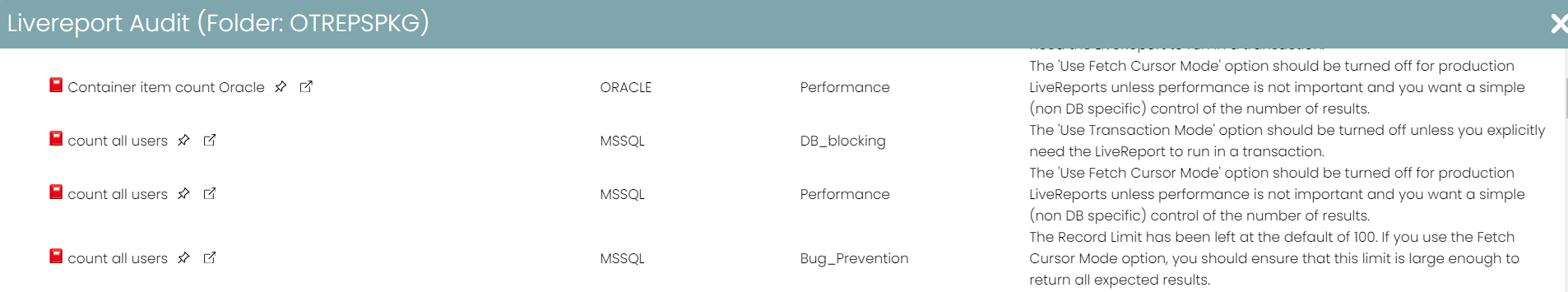 5 OTREPSPKG - LR Audit