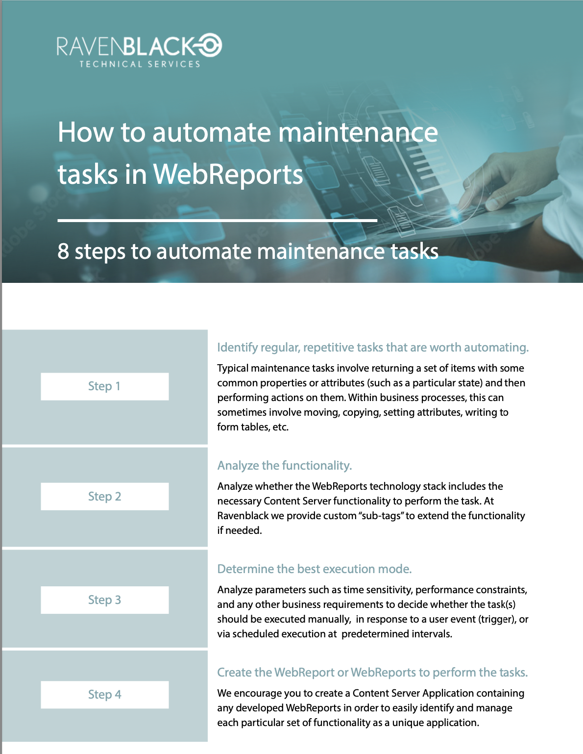 How to automate maintenance tasks in WebReports-1