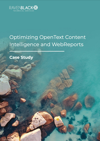 Optimizing OpenText Content Intelligence and WebReports